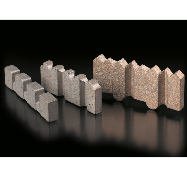 Diamantsegmente für Diamantbohrkronen, wir fertigen für jede Anwendung die passenden Segmente mit der perfekten Zusammensetzung und Geometrie.
